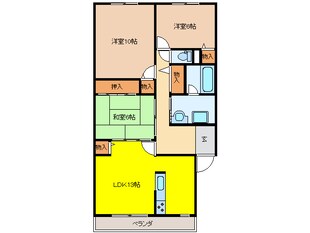 アミティ21の物件間取画像